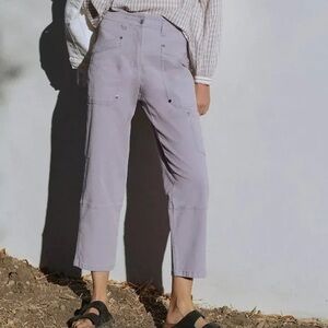 Maeve Lavender Cropped Pants